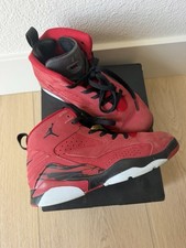 Nike Air Jordan Jumpman MVP Boys Red Black Basketball Shoes Sneakers Size 2Y