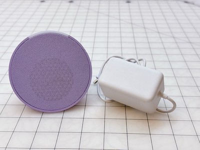 Amazon Echo Pop Smart Speaker Lavender Bloom C2H4R9 With Alexa Power Supply