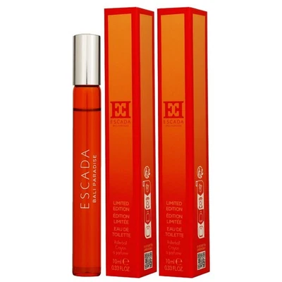 Escada Bali Paradise 2 x 10 ml Eau de Toilette EDT Rollerball Limitied Edition S
