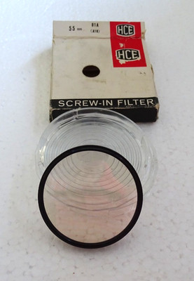 HCE 55 mm Warming 81A (a18)Lens Filter Japan