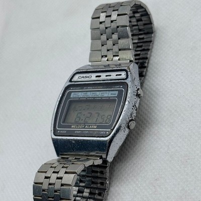 Casio Melody Alarm Watch M-1230 Vintage Module 82 Japanese Made