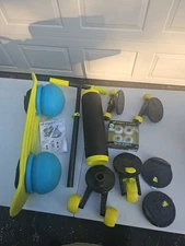 Morf Board With Scooter , Morf Board Light Up Skate Wheels & Bounce Assessories