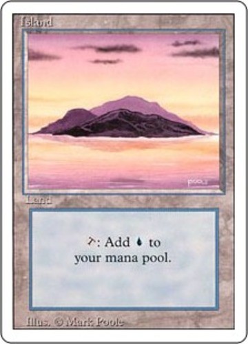 Island (Purple) - Revised Edition # MTG Magic The Gathering - Picture 1 of 1