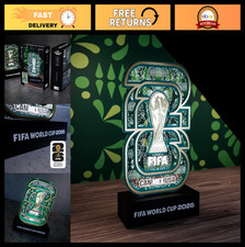 2026 FIFA World Cup Collectible Display with LED Glow - Soccer Memorabilia Gift