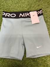 NEW Nike Pro Dri Fit Training Shorts Kids Large Cannon Green Workout Activewear