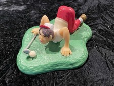 Cute Vintage Wilton Golf Golfer Putting Cake Topper 1978