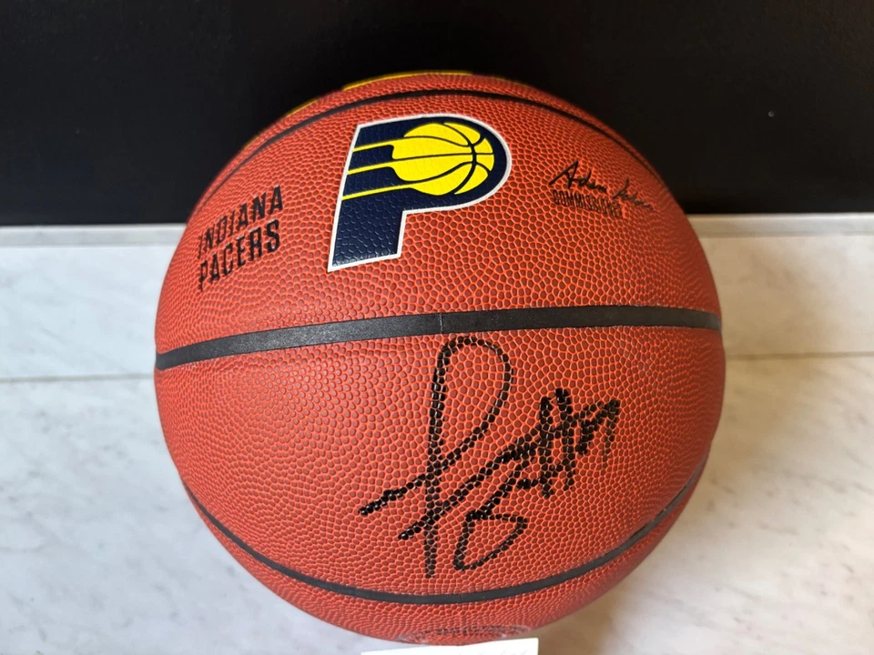 JERMAINE O'NEAL SIGNED INDIANA PACERS WILSON LOGO BASKETBALL ONEAL LEGEND BAS - Image 2 of 4