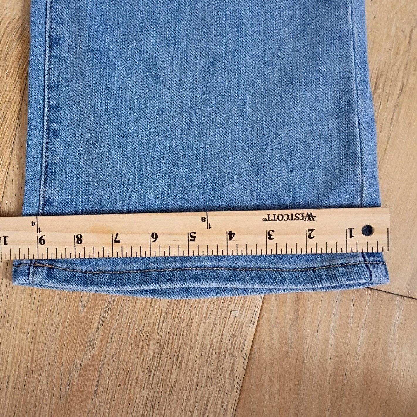 Parisian LUSA Super High Rise Bootcut Jeans Mid Wash W30x32 EU42 Classic Retro image 5