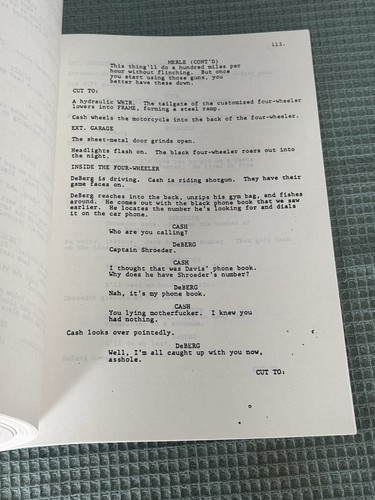 Sylvester Stallone Personally Owned Tango & Cash “Set Up” First Draft Script - Picture 10 of 19