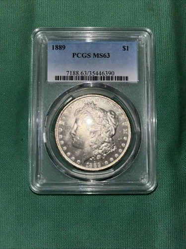 1889 $1 Morgan Silver Dollar ~ PCGS MS63