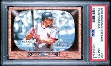 2004 Bowman Heritage Yadier Molina #30 St Louis Cardinals PSA 8 NM MINT