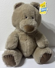 Dakin Nature Babies 13" Vintage Plush Tan E. Bear Sitting Stuffed Teddy Toy 1984