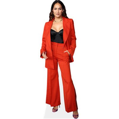 Jaina Lee Ortiz (roter Anzug) Mini Size Cutout