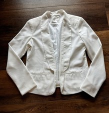 Women  s White Decree Blazer Jacket Size Small