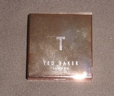 Ted Baker Eyeshadow Trio Shades in Champagne-Gold Case With Mirror