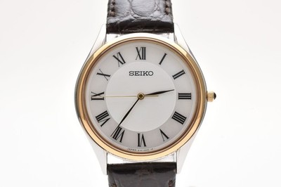    Video Vintage [Near MINT] SEIKO Dolce 8J41-0AJ0 White Dial Mens Quartz Watch