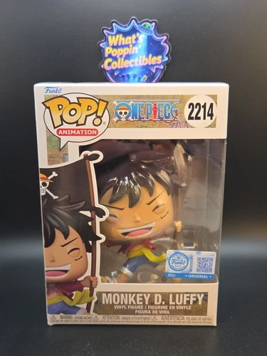 Funko Pop! Vinyl: One Piece - Monkey D. Luffy Exclusive #2214 Ships W/ Protector