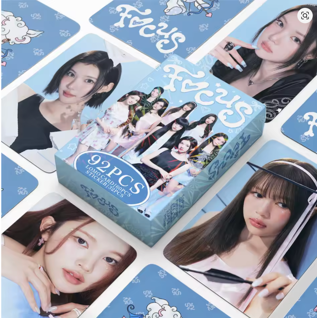 92PCS/SET IDOL HEARTS2HEARTS NEW ALBUM SERIES LOMO CARDS STICKERS