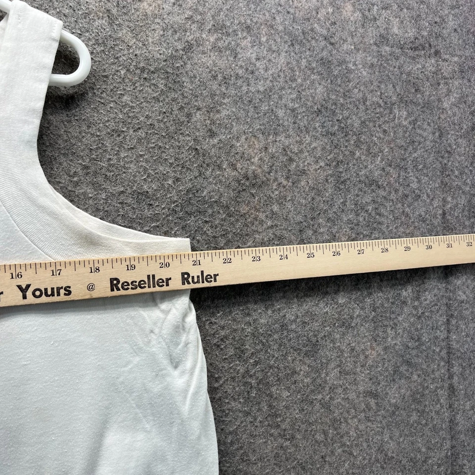 Camiseta sin mangas Prince años 90 para mujer grande blanca retro tenis gráfico rendimiento ropa Foto 4 de 4