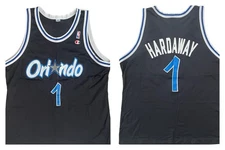VTG 90s Penny Hardaway Orlando Magic NBA Basketball Champion Black Jersey XL 46