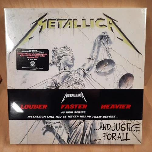 Metallica SEALED ...And Justice For All Vinyl 4 LP 45RPM Series 180g Hard&Heavy