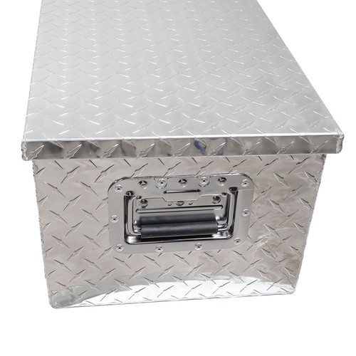Aluminio de 39 pulgadas para camioneta maletero caja de herramientas remolque almacenamiento con cerradura - Imagen 6 de 9