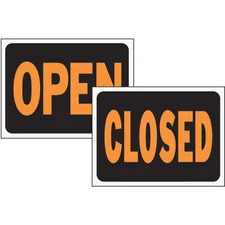 Hy-Ko™ Open/Closed Reversible Sign 8.5" x 12.5" (10 pcs.)
