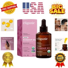 Organic Rosehip Seed Oil for Face, 100 Pure  Natural Cold Pressed Unrefined...