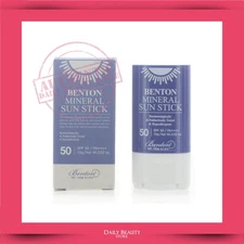 Benton Mineral Sun Stick SPF50 15g 0.52oz EX 08/2025 NEW FAST SHIP