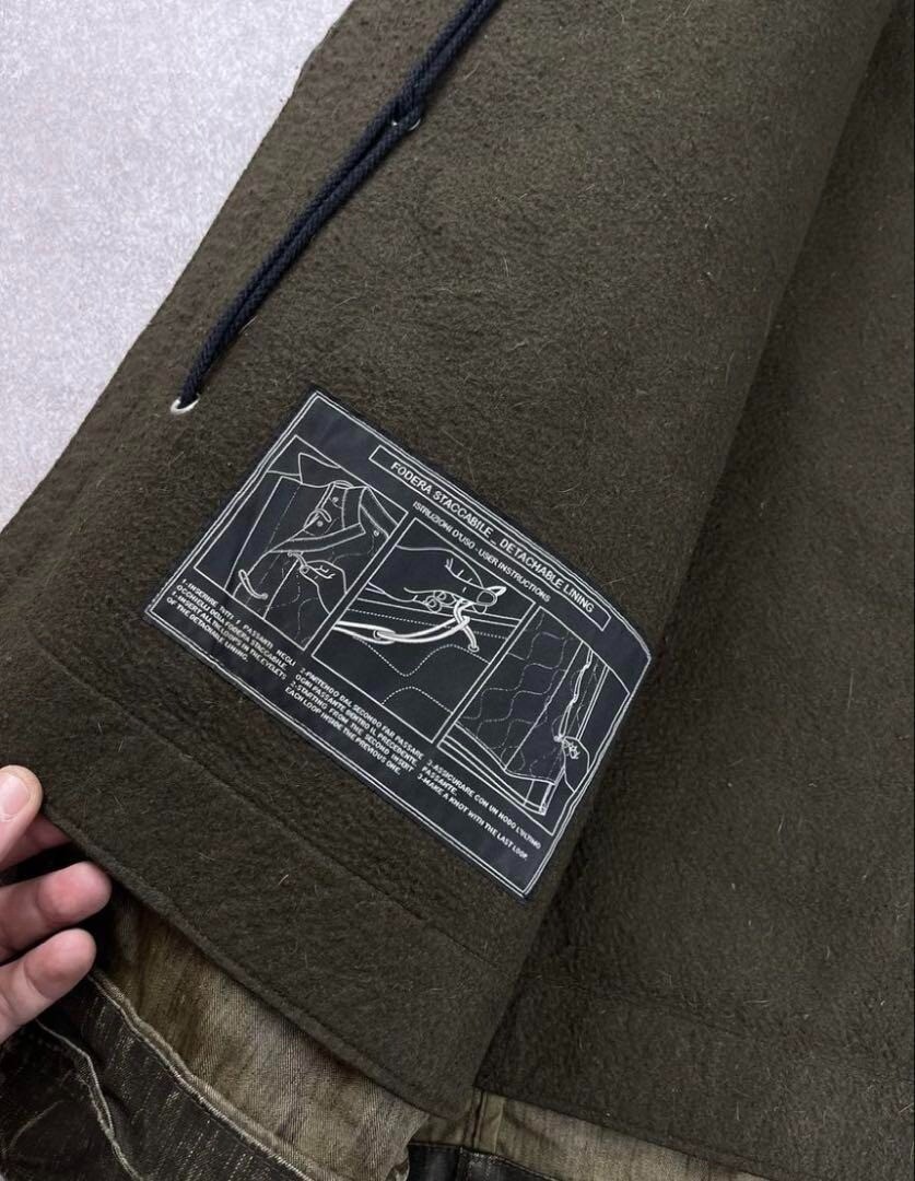 Stone Island Archive Military Jacket Size L Damaged Pocket Liner