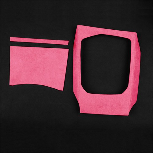 Panel de cambio de marchas de consola central rosa gamuza para BMW Serie 3 G20 G28 2020-23 - Imagen 2 de 9