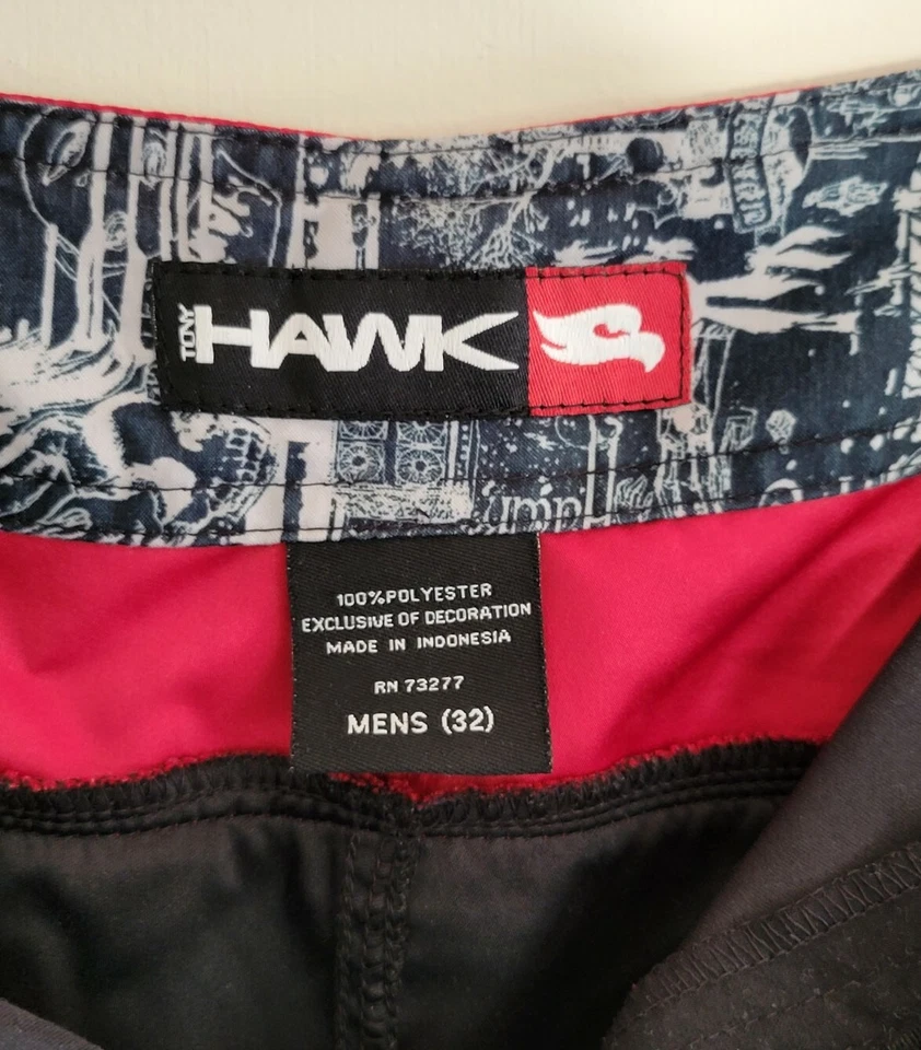 Pantalones cortos de natación Tony Hawk para hombre talla 32 Foto 2 de 3