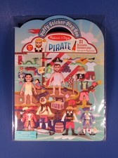 Melissa Doug Puffy Reusable Pirate Sticker Play Set Fold-and-Go Scenes NEW
