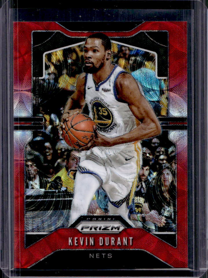 2019-20 Prizm Kevin Durant Red Choice Prizm #57/88 Nets