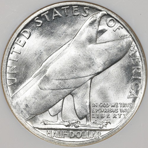 1936 50C NGC MS65 Bridgeport Commemorative Half Dollar White - Picture 3 of 3