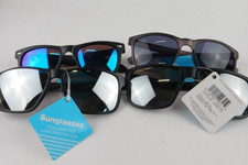 4 PACK FGX SUNGLASSES MIXED LOT 3 MIRRORED  BLACK 100 UVA/UVB