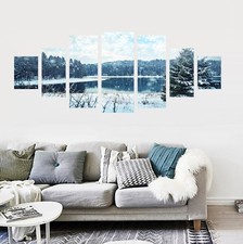 Lac Neigeux 3D 27 Impression Non Encadrée Mur Papier Autocollant Mur Déco Inne
