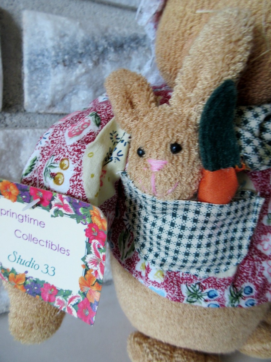 Studio 33 Springtime Collectibles Easter Bunny, Vintage 1998 | eBay