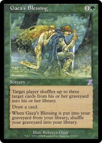 MTG foil 英語　ガイアの祝福 MTG Gaea's Blessing WTH English NM | eBay