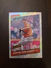 2020 Donruss Justin Verlander Highlights Insert #H-1 Rapture SP Astros Panini