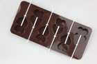 Star & Heart Lollipop Mould & Sticks Silicone Chocolate Candy Cake Fondant Mould