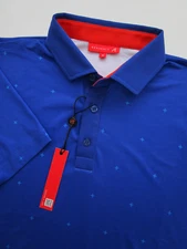Mens Medium Redvanly SS golf polo shirt blue