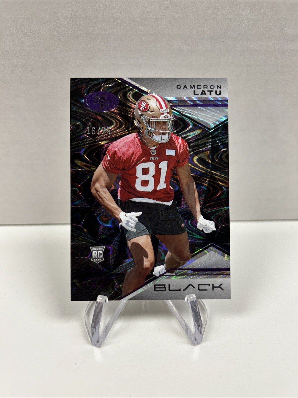 Cameron Latu Panini Black #148 Royal