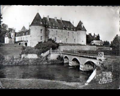 CORBIGNY (58) CHATEAU de MARCILLY & PONT 1961