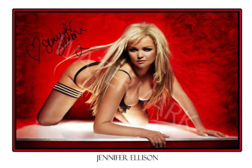 Jennifer Ellison large signed 12x18 inch photograph poster - Top Quality  - Picture 1 of 3