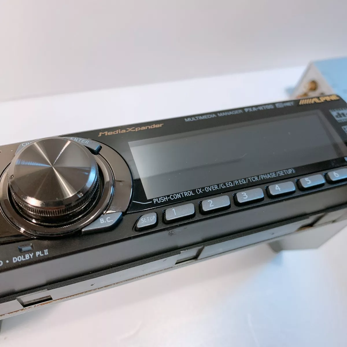 ALPINE PXA-H700 + RUX-H700 multimedia manager set Working Tested