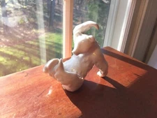 kPM White Seated Tumbling Porcelain Polar Bear Figurine