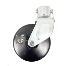 Southwest Wheel 6" Steel Caster Wheel for 2" Trailer Jack Tube