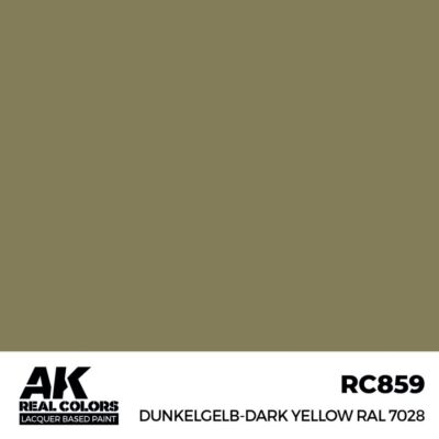 AK Interactive RC859 - Dunkelgelb-Dark Yellow RAL 7028 17 ml. - Neu