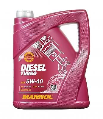 MANNOL Diesel Turbo 5W-40 5L Motoröl für SKODA SMART passend für SUBARU SUZUKI - Bild 1 von 2